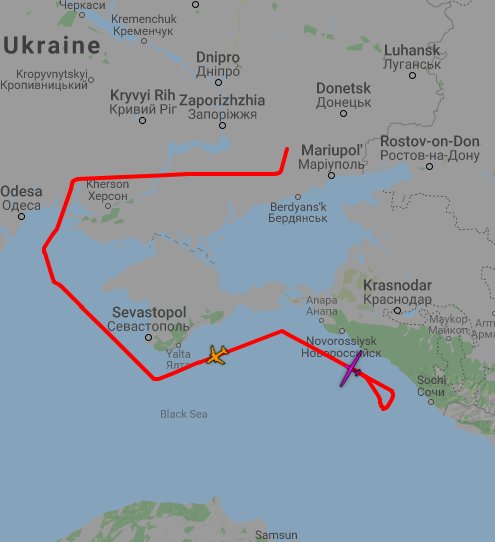 uav global hawk 042021 operating over black sea