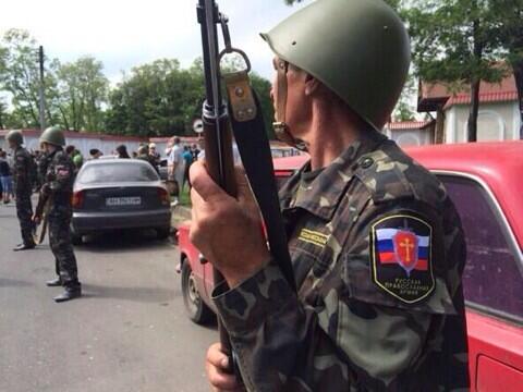 Orthodox terrorists in Donetsk