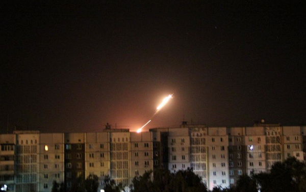 Missile launch in Donetsk