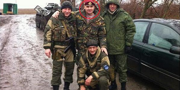 Russian lieutenant colonel from the Spetsnaz Interior Troops of RF in Styla, Donetsk Region