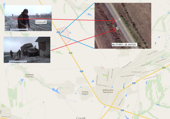 Captured checkpoint in #Logvinova near #Debaltseve 