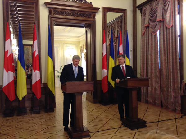 .@pmharper: While Ukraine may not have a seat at the #G7, #Ukraine can be assured that it will be high on Cdn agenda  