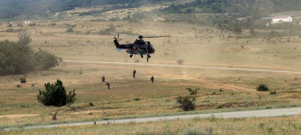 Bulgaria - US Army + Bulgarian forces maneuver across Novo Selo Training Area