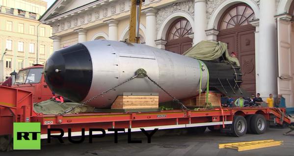 In Moscow Russia will show replica of The Tsar Bomba most powerful thermonuclear bomb ever detonated