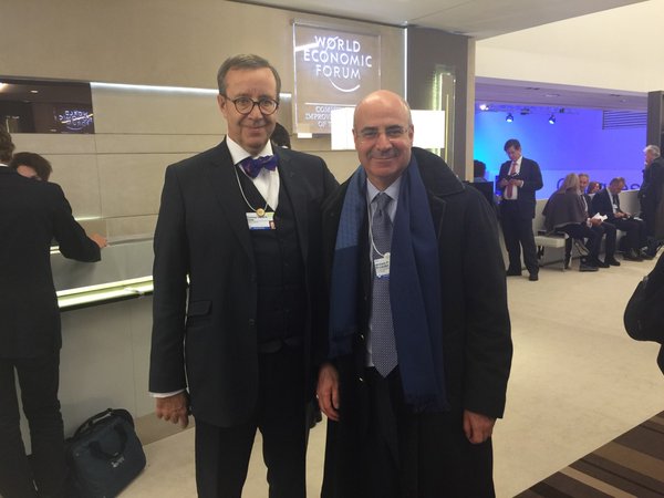 Bill Browder met in #Davos with Estonian President Toomas Ilves to discuss Russian aggression and Magnitsky sanctions 