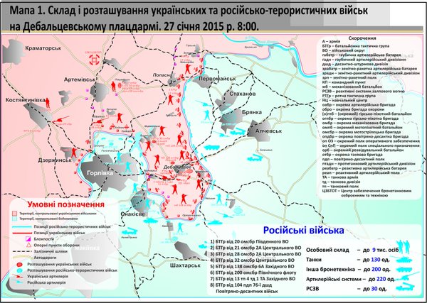 Ukrainian General staff published analysis on Debaltseve operation last year