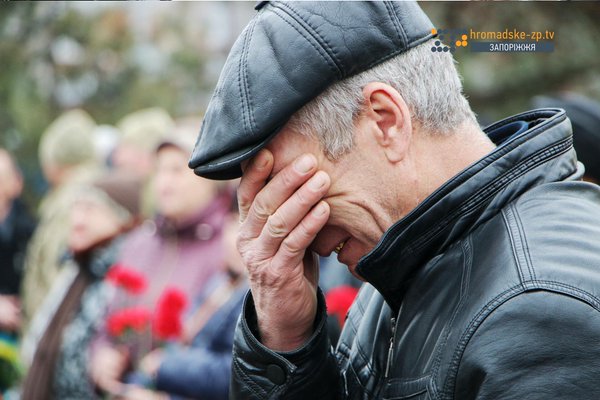 Rally in honor of fallen in Zaporizhie