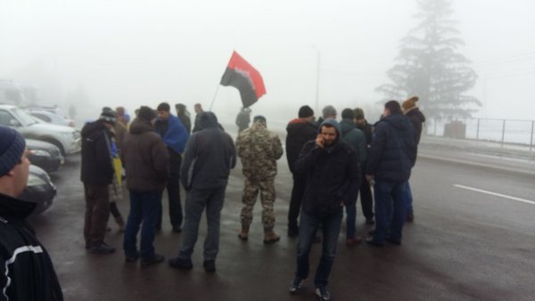 Rally on the border with Russia in Kharkiv