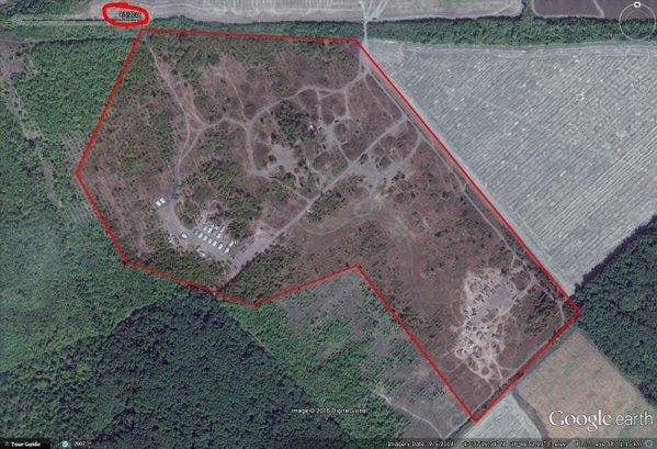 Google Earth shows yet another Russian invasion camp near Ukrainian border