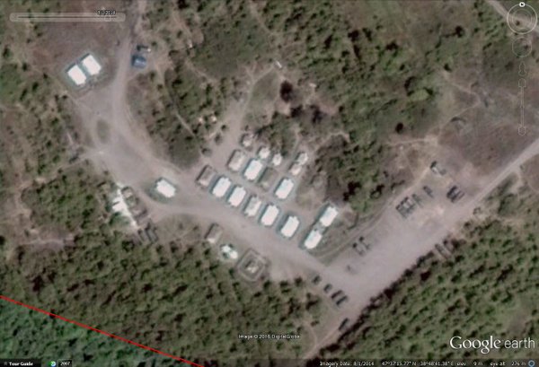 Google Earth shows yet another Russian invasion camp near Ukrainian border