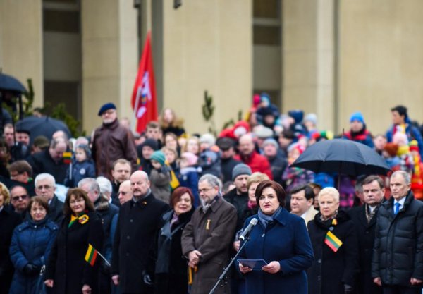 Celebartion of the Day of the Independence of Lithuania near Seimas Embassy of Ukraine is proud to be part of! 