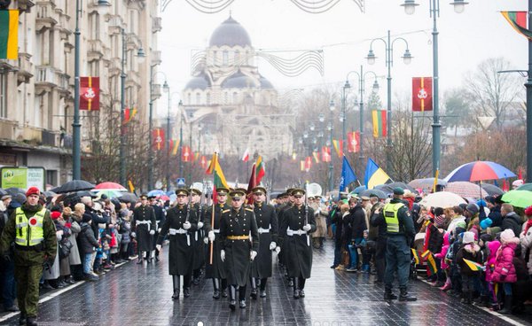 Celebartion of the Day of the Independence of Lithuania near Seimas Embassy of Ukraine is proud to be part of! 