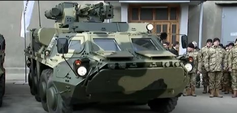 Poroshenko checked BTR-4 at plant