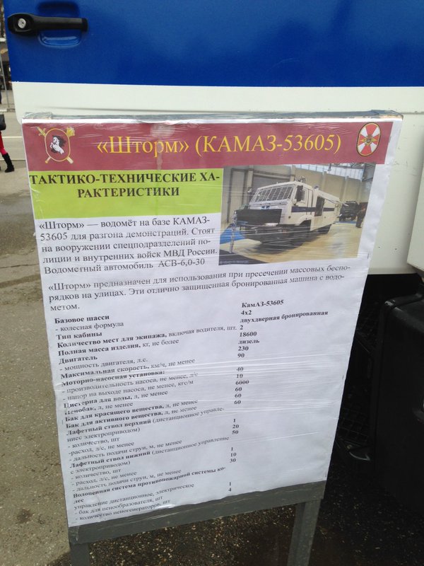 Police vehicles exhibition in Simferopol