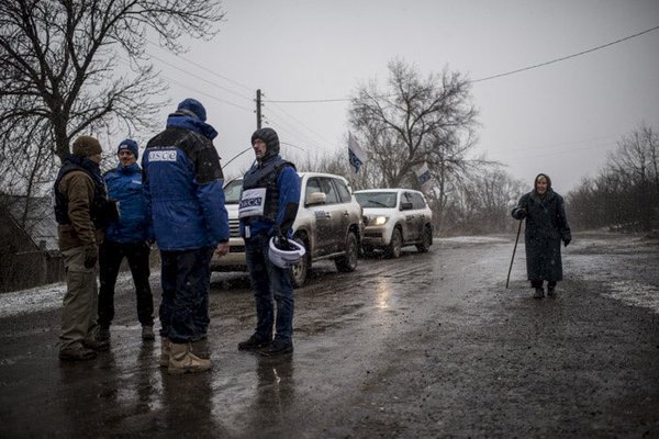 Latest from OSCE SMM: sharp increase in the number of ceasefire violations in Donetsk reg.  