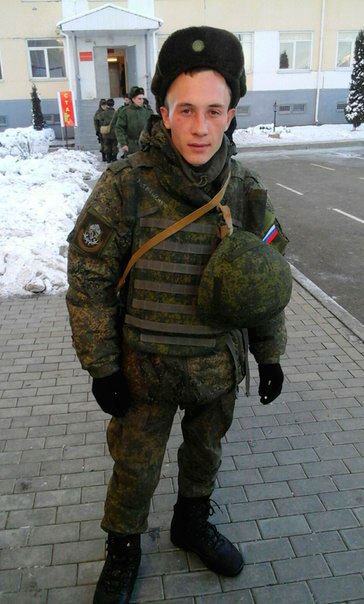 Russian soldier from Sochi near Yasinuvata