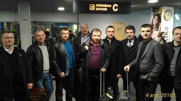 The delegation of @verkhovna_rada on Interparliamentary relations with Latvia arrived in Riga 