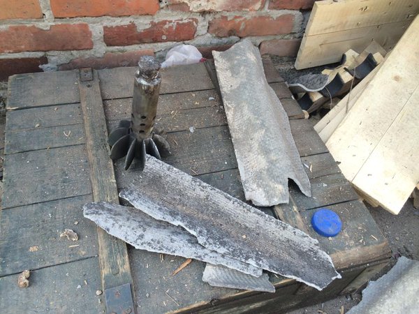 120mm mortar projectiles hit Ukrainian positions near Avdiivka