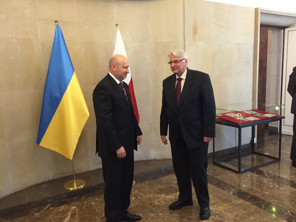 Poland considers Russia as an aggressor and condemns actions in Crimea and Donbass - Polish MFA at meeting with @Turchynov 