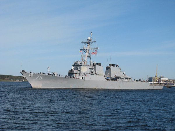 USS DonaldCook in #LTU demonstrates shared commitment to promote safety and stability in the region