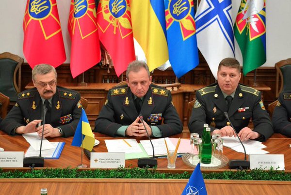 Czech General Pavel Chairman of the NATO Military Committee meets w/ Ukr general staff today 