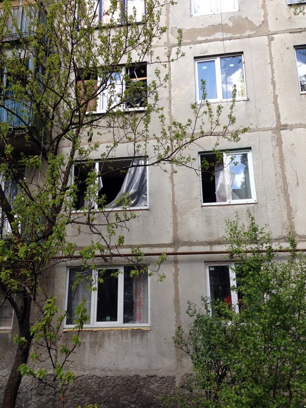 Consequences of last night shelling in Krasnohorivka