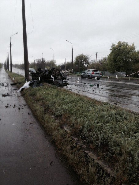 Consequences of shelling in Olenivka