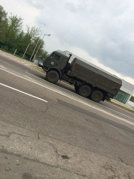 Russian military echelon arrived in Luhans'k