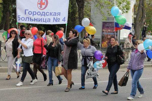 1 May rally in Sevastopol