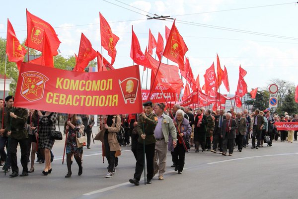 1 May rally in Sevastopol