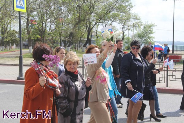 1st May demo in Occupied Kerch
