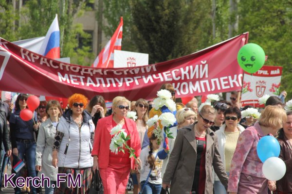 1st May demo in Occupied Kerch
