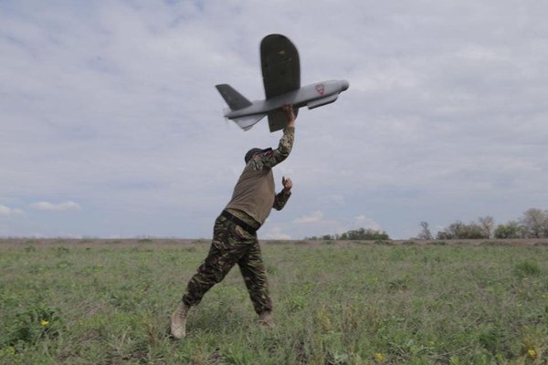 Ukrainian volunteers dropped flyers in Donetsk with UAVs