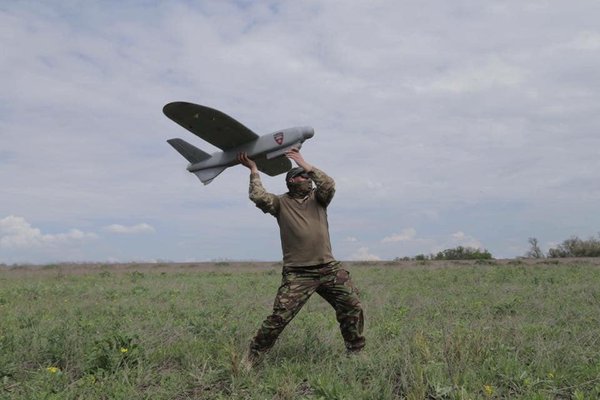 Ukrainian volunteers dropped flyers in Donetsk with UAVs
