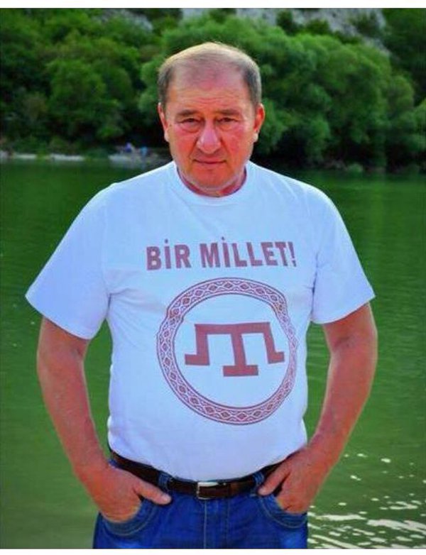 Der ehemalige Bürgermeister von Bakhchisarai, Ilmi Umerov ist verhaftet. Die Proteste mit Krimtataren