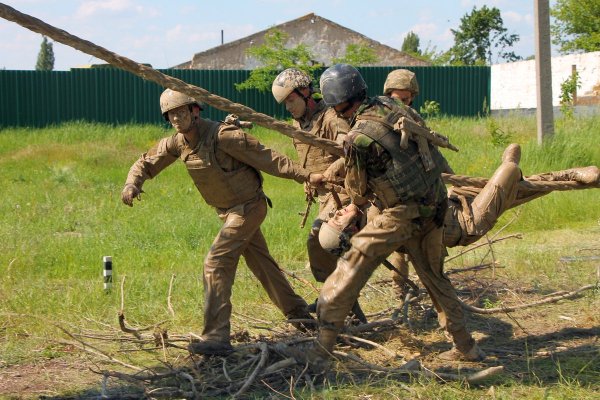 Col. Motuzyanyk: Over 100 UA servicemen took an oath to the Ukrainian Marines in Berdiansk, Zaporizhia region  