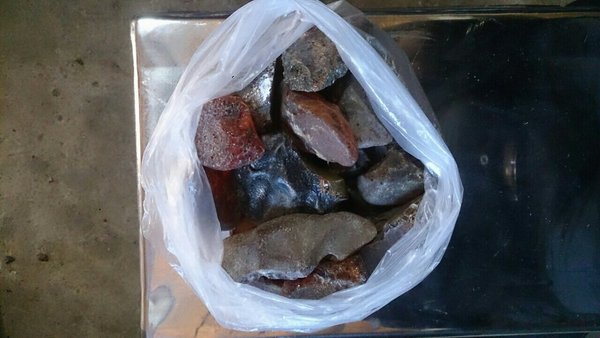 SSU was seized nearly 190 kg of illegally mined amber in Rivne region