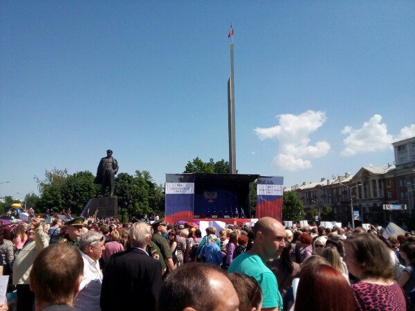 Today's Donetsk show was very short in comparison with previous ones