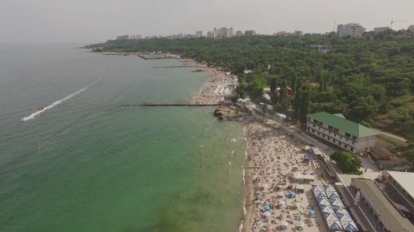 Odesa beaches overcrowded 