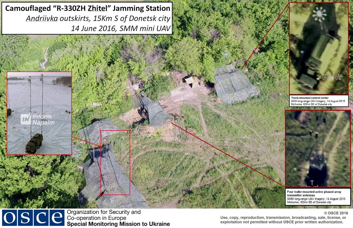 InformNapalm: Mobile radiolocation station R-419MP is also at @OSCE image