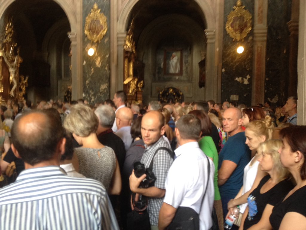 Funeral of Vasyl Slipak in L'viv
