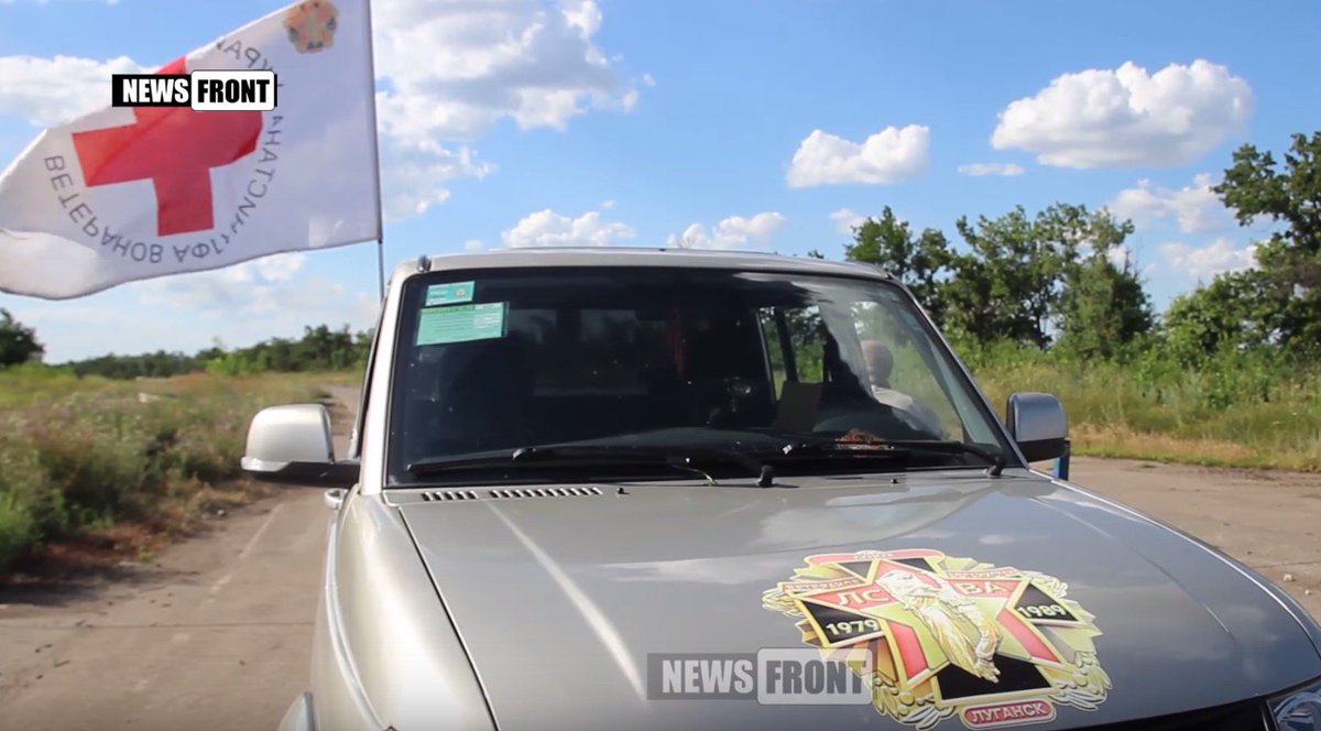 RUS's 'DPR' handed an Ukr soldier's body,killed June 29 near Lohvynove,to RedCross/OSCE 