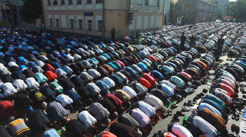 Moscow celebrated the Eid al-Fitr