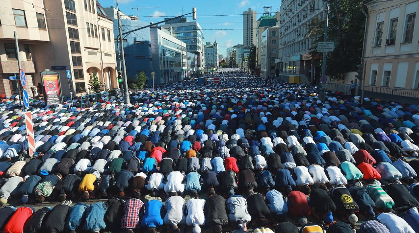 Moscow celebrated the Eid al-Fitr