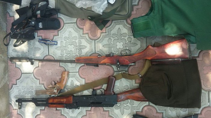 SBU detained terrorists supporter from Slovyansk, seized arsenal of weapons