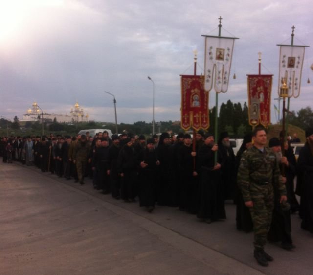 Orthodox Russian Church organized march to Kyiv from Pochaiv