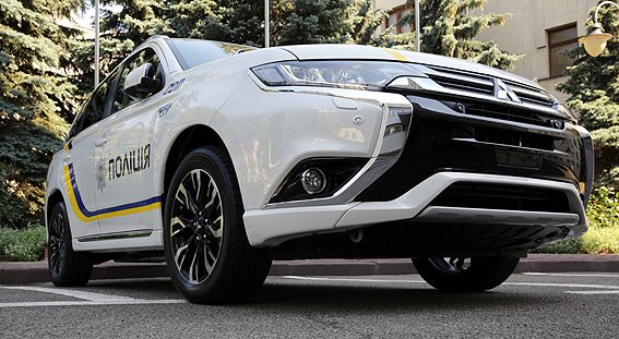 Eco-friendly and practical. The Interior Ministry showed new police crossover