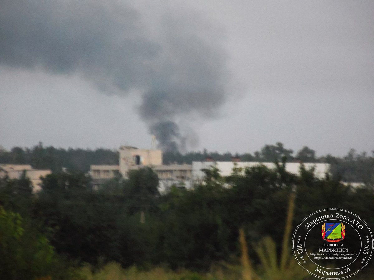 Maryinka: ongoing clashes