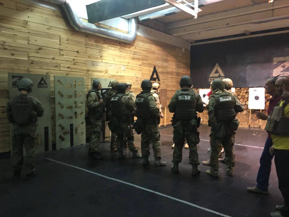 Training of NABU special forces, under the command of instructors from the FBI