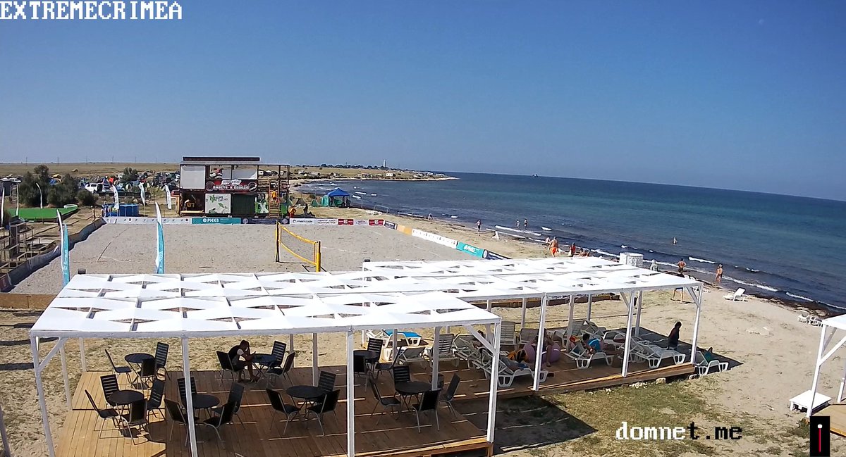 Festival Extreme Crimea in the occupied Olenivka. To much people are in